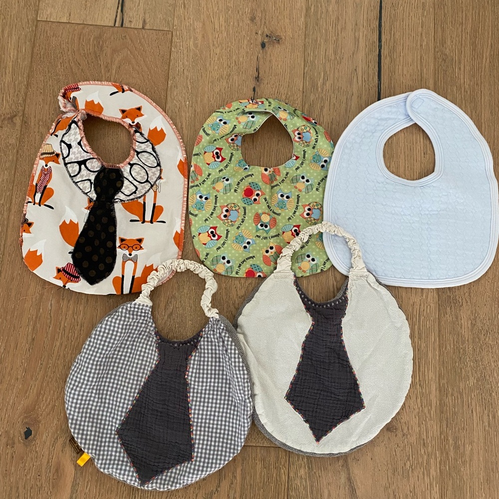 Kids Bib Set with Fun Patterns